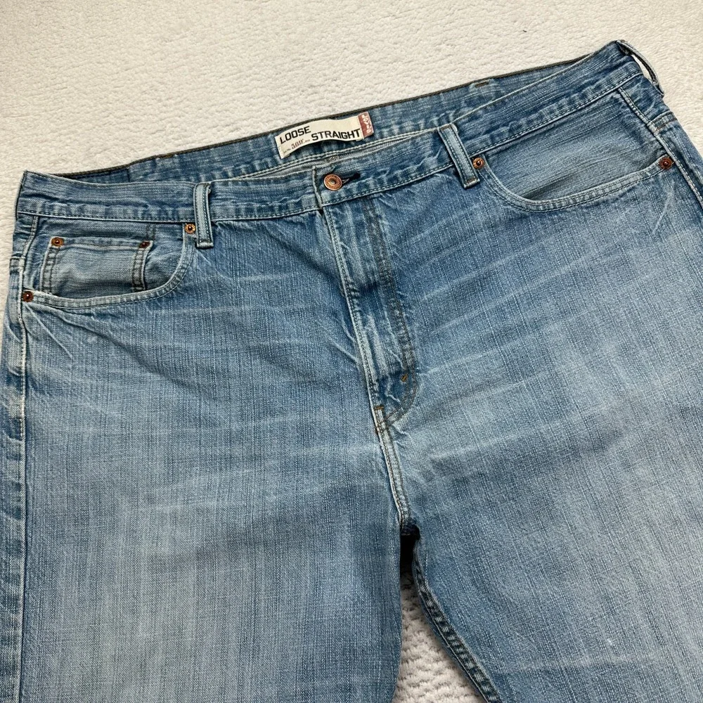 Levis 569 Jeans Mens 42x30 (FITS 44x29) Baggy Relaxed Fit Loose Straight‎ FLAW